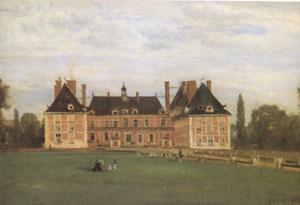 Jean Baptiste Camille  Corot Rosny,the Chateau of the Duchesse de Berry (mk05) oil painting picture